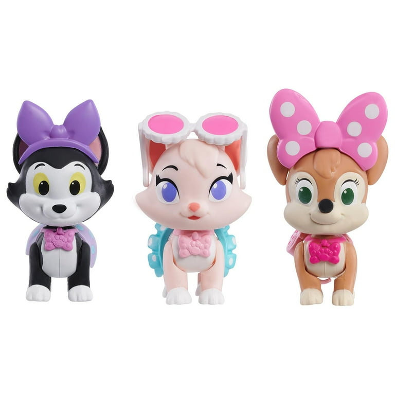 Disney Junior Minnie Mouse Polka Dot Pets 3-Pack Figures, Officially  Licensed Kids Toys for Ages 3 Up, Exclusive - Walmart.com