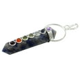 thumbnail image 3 of Harmonize Pencil Pendant Lapis Lazuli Reiki Healing Crystal Balancing Single Point Wand 7 Chakra Balancing Therapy, 3 of 4