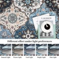 thumbnail image 3 of HOMERRY 5' x 7' Area Rug for Living Room Boho Vintage Floral Carpet Non Slip, Blue, 3 of 5