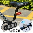 thumbnail image 2 of High Visibility Tail Light with Remote Control USB Rechargeable LED Indicator Featuring Multiple Flashing Modes, 2 of 8