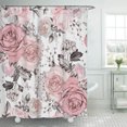 thumbnail image 3 of Linda Cortina De Ducha De Baño De Tela,Moderna Simple,Cortina De Baño Impermeable,P, 3 of 3