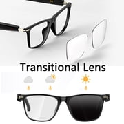 AI Smart Glasses for Men Women, Deepseek R1 & Gemini-2.5 AI Assistant, 164 Languages Support, Bluetooth 5.3, Music Playback, Hands-Free Calling, IP67 Waterproof, Physical Photochromic Lenses