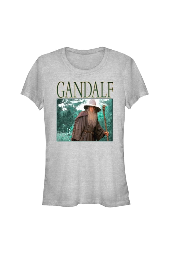 Juniors The Lord of the Rings Gandalf Portrait T Shirt
