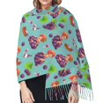 thumbnail image 5 of Shawl Wraps for Women - Wine Print No.J921 Oversized Fall Winter Fashion Blanket Scarf for Women, 5 of 6