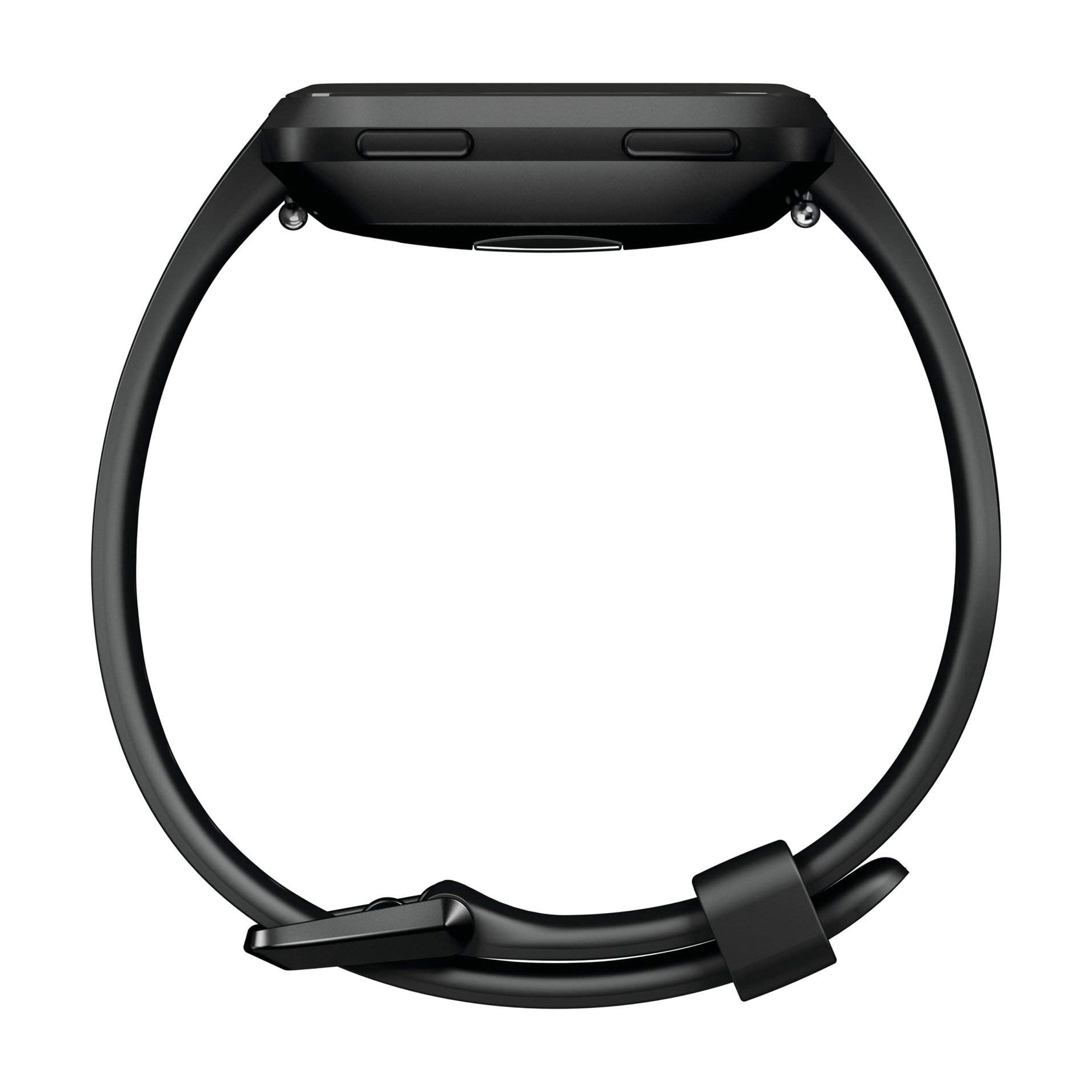 Restored Fitbit Versa Smart Watch, Black/Black Aluminium (Refurbished)