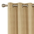 thumbnail image 3 of Deconovo Blackout Curtain Panels for Small Windows, Thermal Grommet Curtains, 52 x 45 Inch, Champagne, 2 Panels, 3 of 5