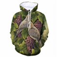 thumbnail image 3 of Sudadera con capucha con estampado 3D de pájaros y palomas para hombre, sudadera con capucha de gran tamaño con gráficos de animales, sudadera transpirable de manga larga 2023, 3 of 5