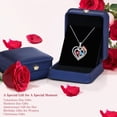 thumbnail image 6 of Iefil Gifts for Girlfriend - Anniversary Birthday Gifts for Women Wife Her | Aquamarine Blue Alexandrite Purple Necklace, March June Birthstone,, 6 of 8