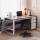 thumbnail image 2 of European Metal Office Desk Executive Reception Conference Modern Computer Desks Supplies Writing Escritorio Theater Furniture My Lux Decor Round, 2 of 24