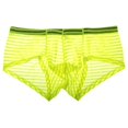 thumbnail image 4 of Calzoncillos transparentes de malla a rayas para hombre, calzoncillos , ropa interior transparente Hugo Ropa interior, 4 of 9