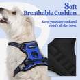 thumbnail image 2 of Arnés para perros Rabbitgoo, ajustable, sin tirones, azul deslumbrante, XS, 2 of 8