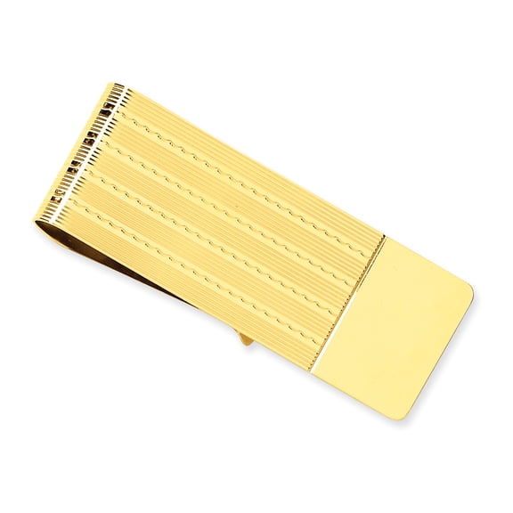 Beautiful 14k Men's Textured Money Clip