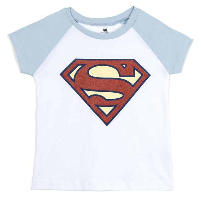 Camiseta DC Comics Justice League con el logo de Supergirl White 5