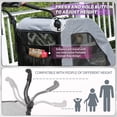 thumbnail image 5 of Gray Lightweight Folding Pet Stroller with Adjustable Handles, 5 of 8