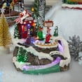 thumbnail image 3 of Northlight LED Lighted and Animated Christmas Scene Village Display Decoration - 7.75", 3 of 6