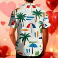 thumbnail image 5 of OGLCCG Hawaiian Shirt for Men Summer Beach Casual Short Sleeve Button Down Shirts Trendy Floral Printed Tropical Holiday T Shirts,XXL,White, 5 of 8