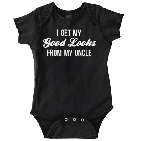 

Uncle Newborn Romper Bodysuit For Babies Get Looks From Funny Nephew Birthday Shower Gift