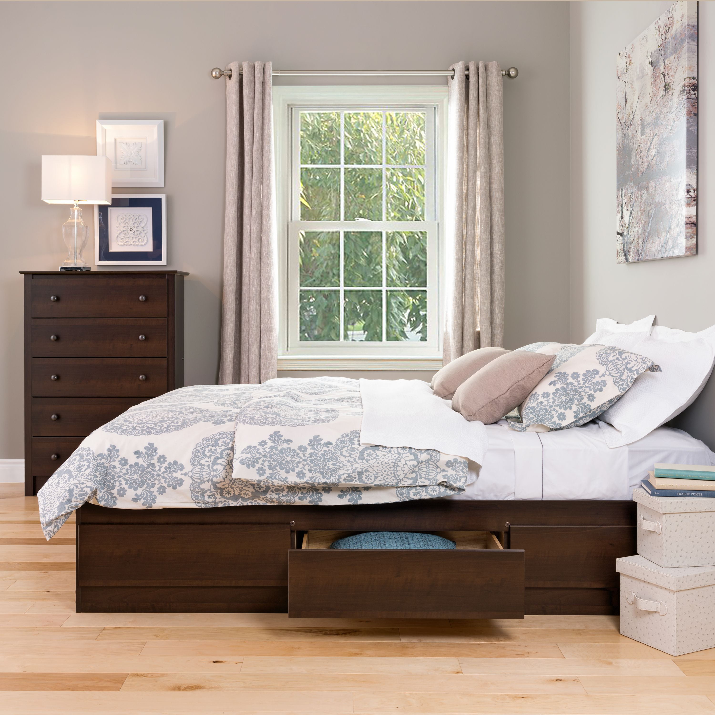 Coal Harbor Queen Mates Platform Storage Bed With 6 Drawers Coal Harbor Queen Mates Platform Storage Bed With 6 Drawers Espresso Com
