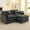 Dark Gray, variant on 41.3" Modular Sectional Sofa, Modern Comfy Cloud Couch Sectional Sofa, Chenille Sofa Sleeper Deep Seat Sofa with Throw Pillows for Living Room, Single Seat Sofa Couch, Beige