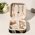 thumbnail image 6 of Sea Turtle Travel Portable Square Organizer Box: Earring Organizer & Jewelry Display for Girls and Women, 6 of 6
