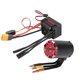 thumbnail image 3 of DEWIN Motor sin escobillas Salida estable CNC Shell Rodamientos de alta precisión Impermeable 80A ESC 3660 Motor sin escobillas para 1/10 RC Car, 3 of 5