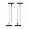 thumbnail image 3 of Ball End Hex Key, T, 7/64 In, 9 in. L, PK4, 3 of 3