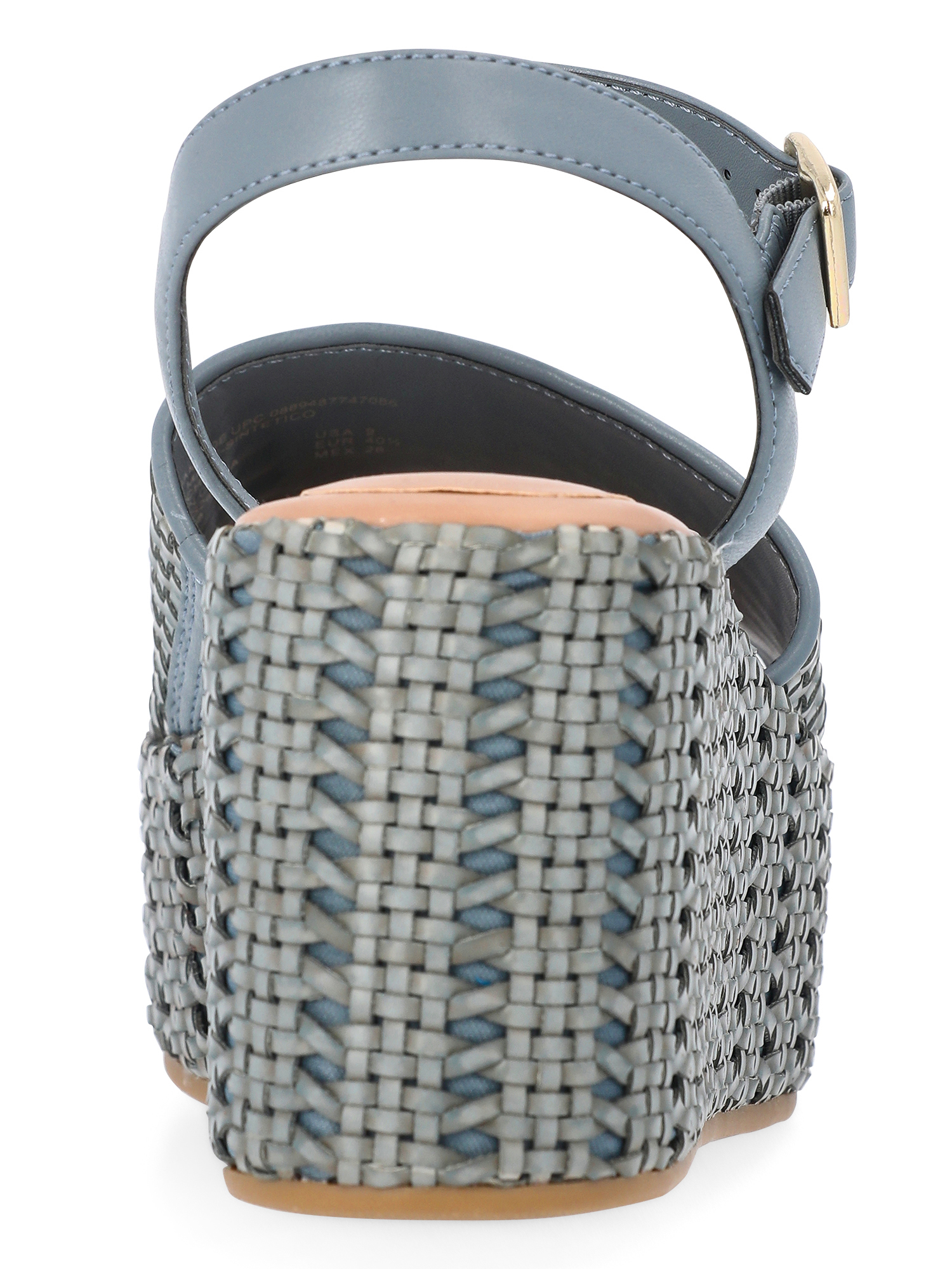 Time and Tru Women's Woven Wedge Heel Sandals