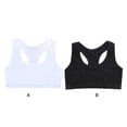 thumbnail image 4 of Sonducket Ropa interior para chica adolescente finamente elaborada que absorbe el sudor y es cómoda de llevar, sujetador deportivo transpirable Ropa interior Blanco Talla única, 4 of 6