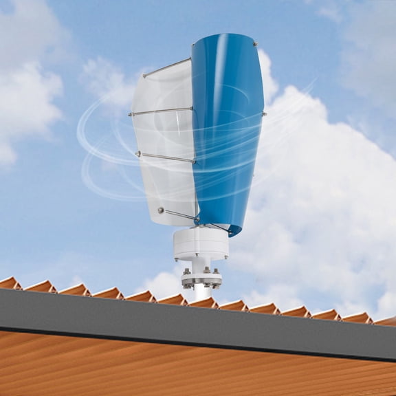 100W Vertical Axis Wind Turbine Generator 12V with Controller Home Windmill Kit for Home, Business