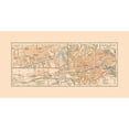 thumbnail image 3 of Baedeker 24x14 Black Modern Framed Museum Art Print Titled - Sarajevo Bosnia Herzegovina Europe - Baedeker, 3 of 5