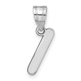 thumbnail image 1 of Auriga 14k White Gold Bubble Letter I Initial Pendant for Women, 1 of 6