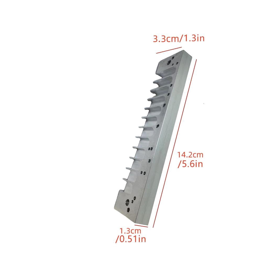 Yihuala Aluminum Smooth C Harmonica Mouth Organ 12 Holes Comb Harmonica for Easy Play and Quick Assembly Easy to Use