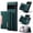 Green, variant on Dteck for Google Pixel 9 / 9 Pro Removable Wallet Cover Case, Shockproof PU Leather Wallet for Women Men with RFID Blocking Card Holder Slot Magnetic Closure Protective Phone Cover, Black