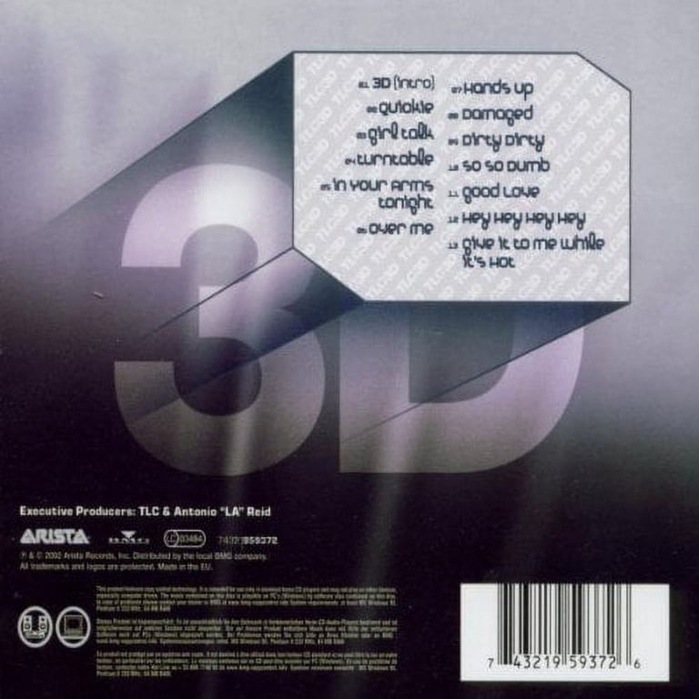 TLC - 3D - Music & Performance - CD - Walmart.com