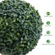thumbnail image 3 of Árbol topiario artificial de bola triple de 35", plantas falsas para interior y exterior, bola Milan para decoración, 3 of 5