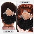 thumbnail image 3 of FOMIYES 2Ud Accesorio Floral Con Red Para Peinar Confortable Para Trabajos Y Celebraciones, 3 of 8