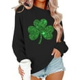thumbnail image 6 of St Patricks Day Outfits for Women Cute Crewneck Sweatshirt Graphic Heart Shamrock Shirt Long Sleeve Casual Pullover Tops, 6 of 6