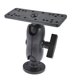 thumbnail image 3 of Universal Rack Fittings Holder Durable Plate Reemplazo negro Rotación de 360 grados para Kayak Marine Canoe Boats Cola Soporte de montaje de sonda, 3 of 6