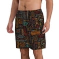 thumbnail image 2 of Fotbe Polynesian Turtles Trajes de Baño Estampados para Hombre, Shorts de Verano de Secado Rápido, Ropa de Playa, Bañadores-Small, 2 of 6