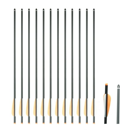 SAS Honor Carbon Crossbow Bolts 20 or 22 w/ 3 Shield Vanes Points -12/Pack