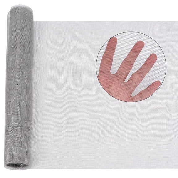 20 Mesh 304 Stainless Steel Woven Wire Vent Screen Roll 15.7x118 inch Metal Window Screen Mesh Fine Mesh Cloth Vent Screen