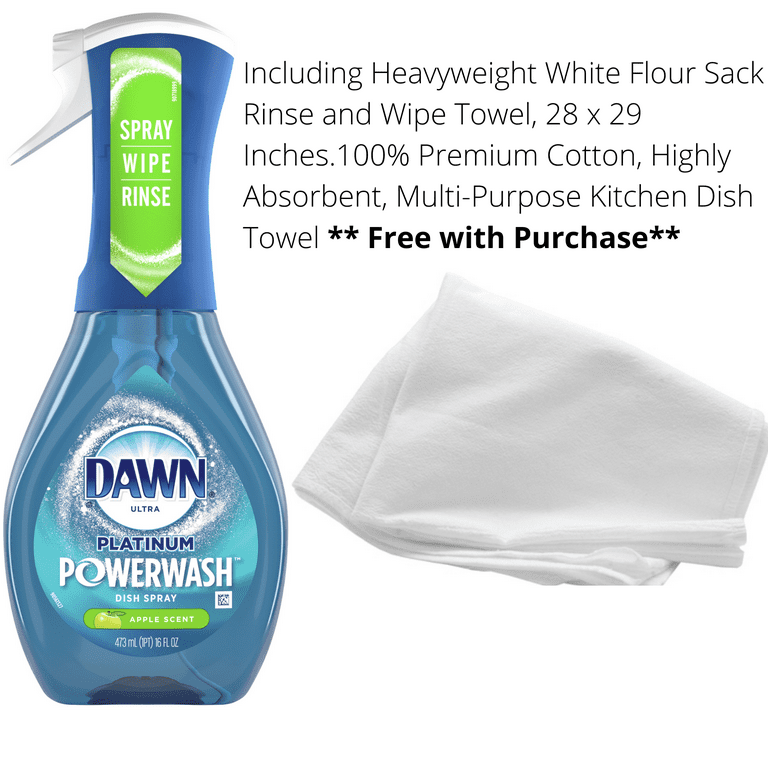 Dawn Platinum Powerwash Dish Spray, Dish Soap, Fresh Scent, 16 Fl Oz