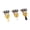 Gold, variant on Suodoka 3pcs 3-Way Guitar Toggle Switches Short Straight Pickup Selector Switch with Black White Cream Tips for Electric Guitar Replacement Parts, Silver