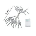thumbnail image 4 of Kmdttou Outdoor Solar Lights Halloween Decorations Outdoor Lights,10 LEDs Skeleton Model Halloween Battery Operated String Lights ,Halloween Party Lights For Outside,House, Garden, Yard Dec, 4 of 8