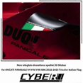 thumbnail image 2 of New winglets downforce spoilet 3D Sticker for DUCATI PANIGALE V4 V4S V4R SBK 2022-2023 Tricolor Italian Flag, 2 of 4