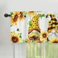 thumbnail image 3 of Rdsfhsp Spring Gnome Sunflower Kitchen Curtains Valance, Farmhouse Living Room Bedroom Decor 54 x 18, 3 of 5