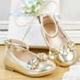 thumbnail image 7 of Kiderence Girls Flat Mary Jane Shoes School Party Dress Ballerina Shoe (Toddler/Little Kids) CK206 Gold - 11M, 7 of 7