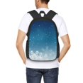 thumbnail image 6 of Daiia Christmas Snowflakes Backpack for Men and Women -Durable Backpack Large Capacity, Water-Resistant Bag with Adjustable Straps and Laptop Compartment, 6 of 9