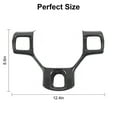 thumbnail image 2 of CheroCar Car Steering Wheel Cover Trim for Dodge RAM 2010-2017(Carbon Fiber Black), 2 of 7