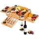 thumbnail image 1 of Tabla de Quesos Bluelander, Juego de Tablas y Cuchillos, Cuencos y Tendedores, Diseño Rectángular, Bambú, 1 of 5